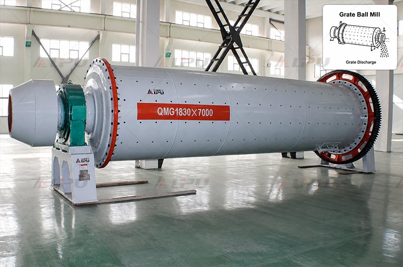 LIPU grate ball mill with grate discharge for ore grinding