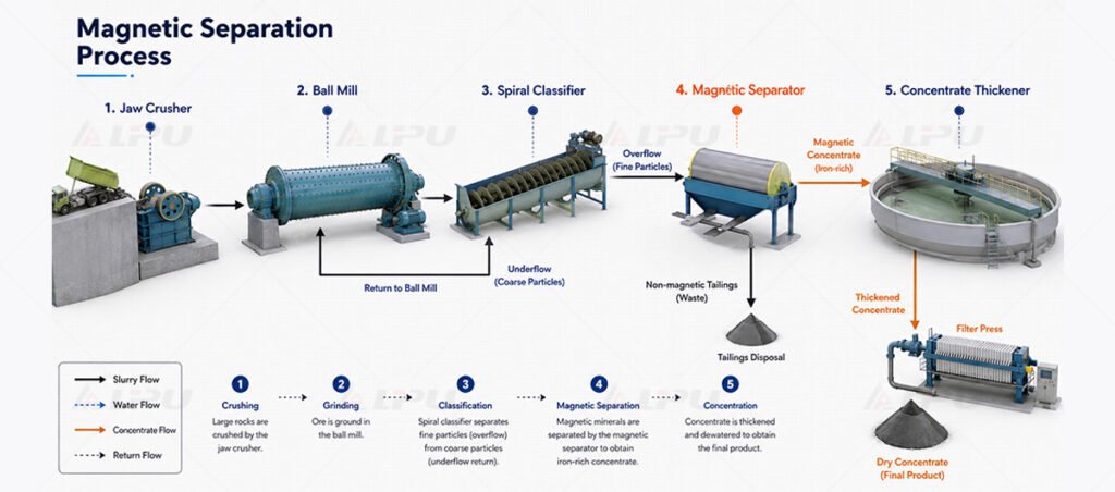 Magnetic Separation Process