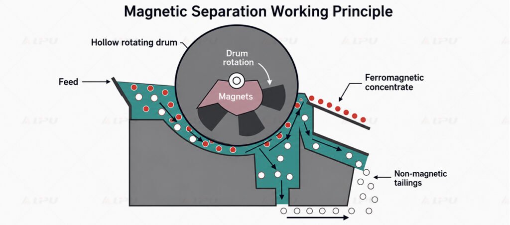 Working Principle of Magnetic Separators