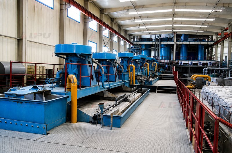 Flotation machine customer site at a mineral processing plant in Turkey