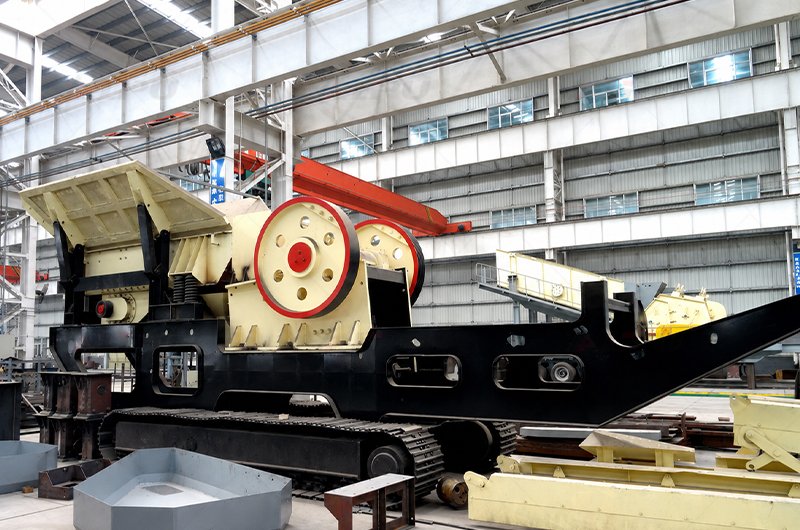 Track-mounted mobile jaw crusher