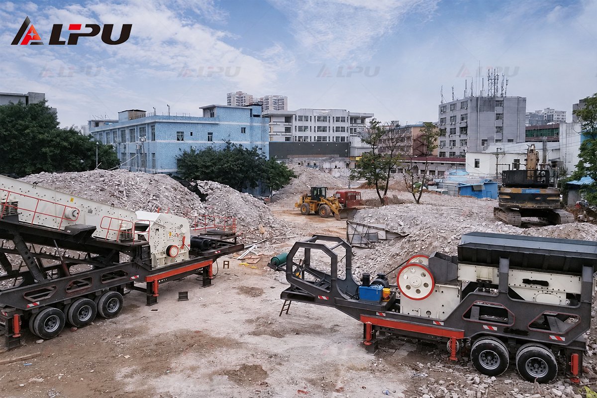 Wheel Type Mobile Crushing Plant