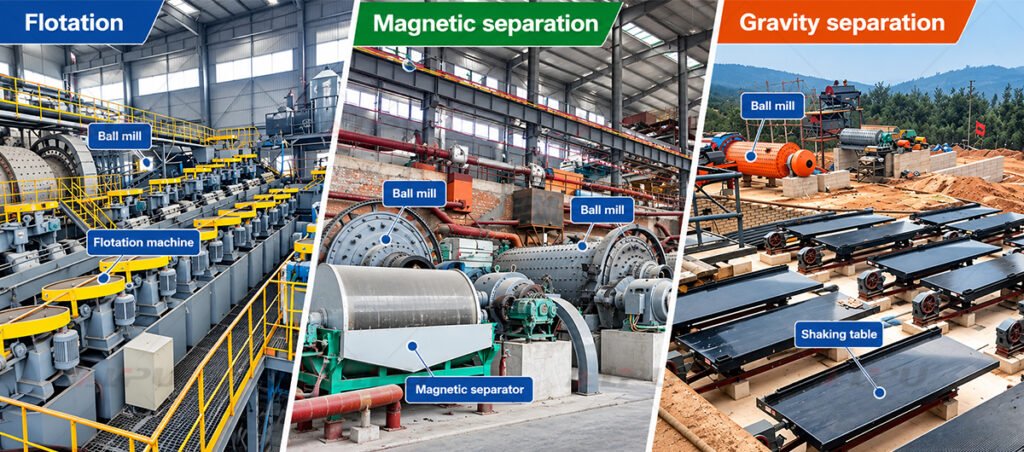 Ball mill and classification system showing why grinding and classification capacity must be matched in a mineral processing circuit.