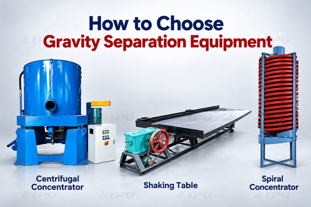 How to Choose Gravity Separation Equipment for ...